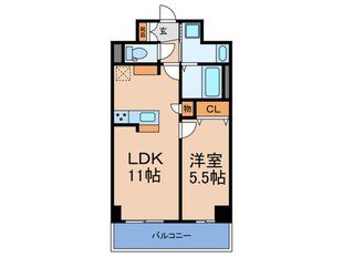 HABITAT平野の物件間取画像